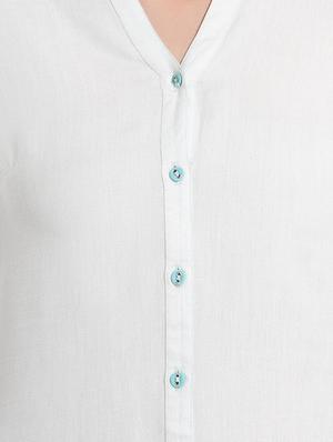 Straight block print kurta - 15621813 - Standard Image - 6