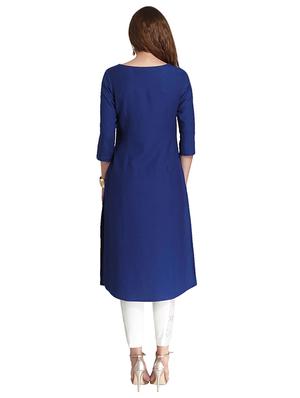 Straight stripes kurta - 15621850 - Standard Image - 3