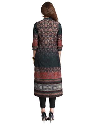 Straight printed kurta - 15621852 - Standard Image - 3