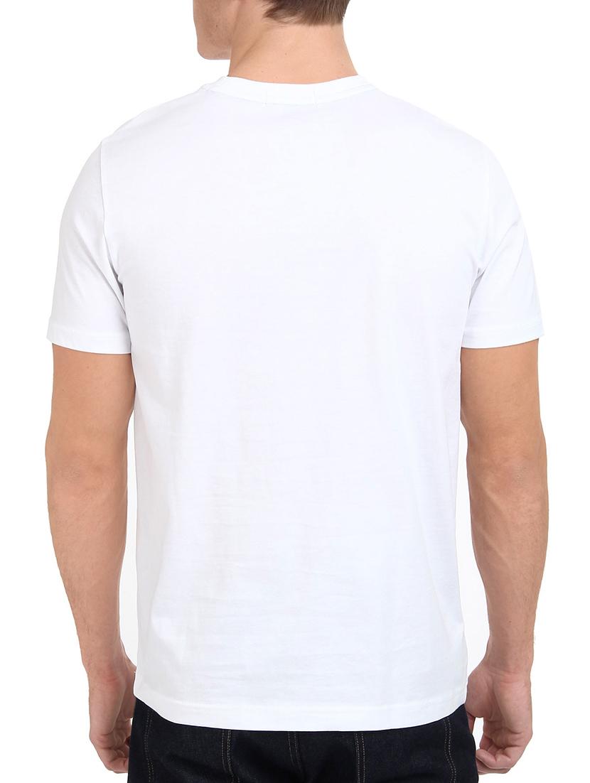 white cotton chest print tshirt - 15621919 - Zoom Image - 3