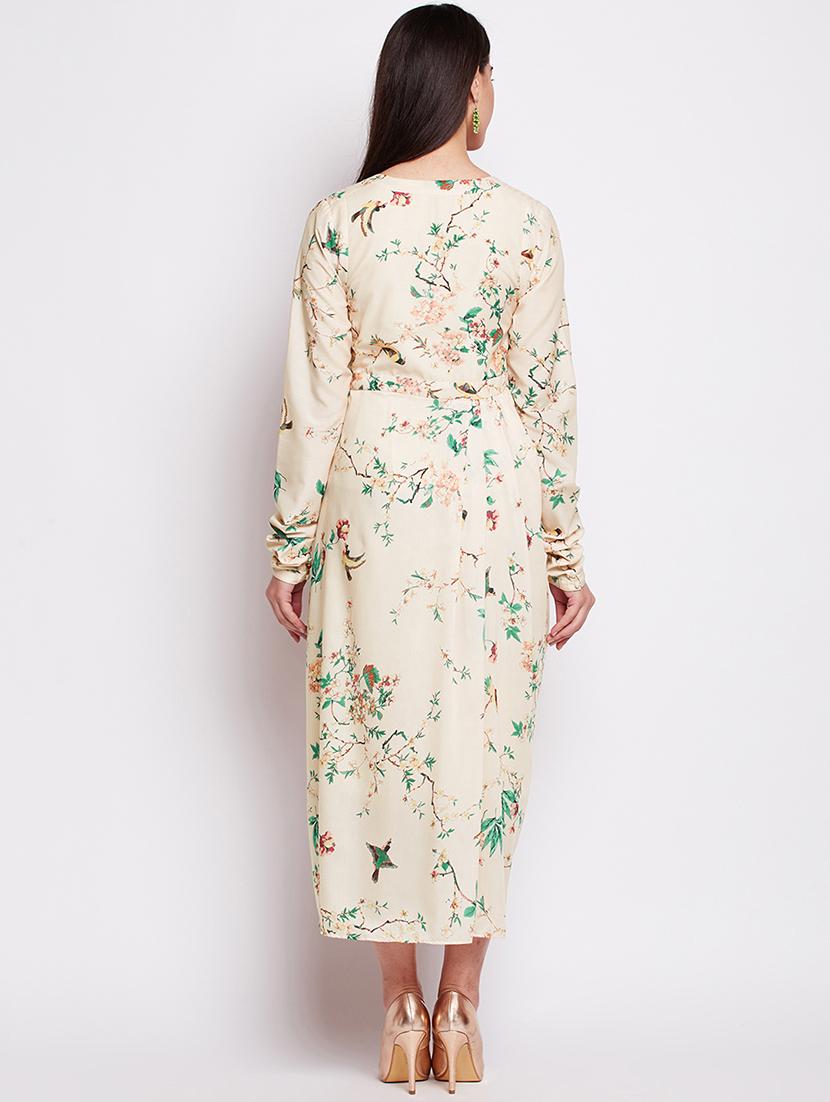 Pleated printed dress - 15622371 - Zoom Image - 3