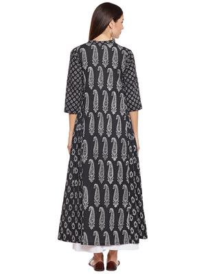 A-line paisley printed kurta - 15622374 - Standard Image - 3