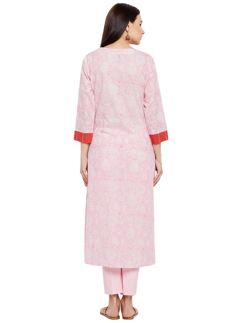 Printed straight kurta - 15622408 - Zoom Image - 3