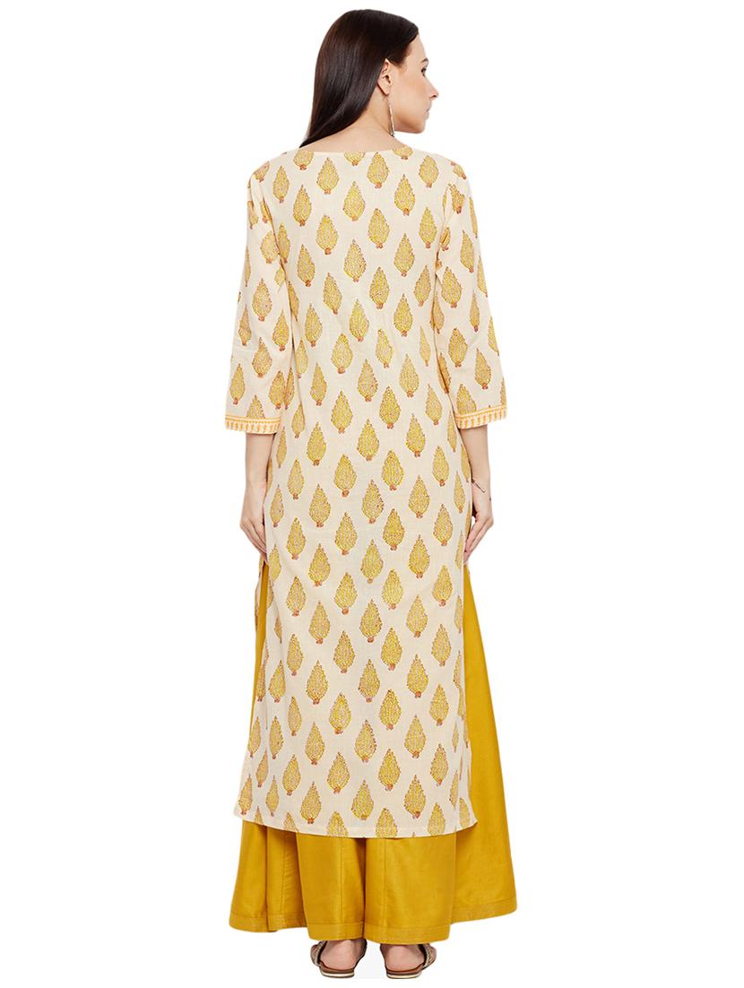 Printed straight kurta - 15622411 - Zoom Image - 3