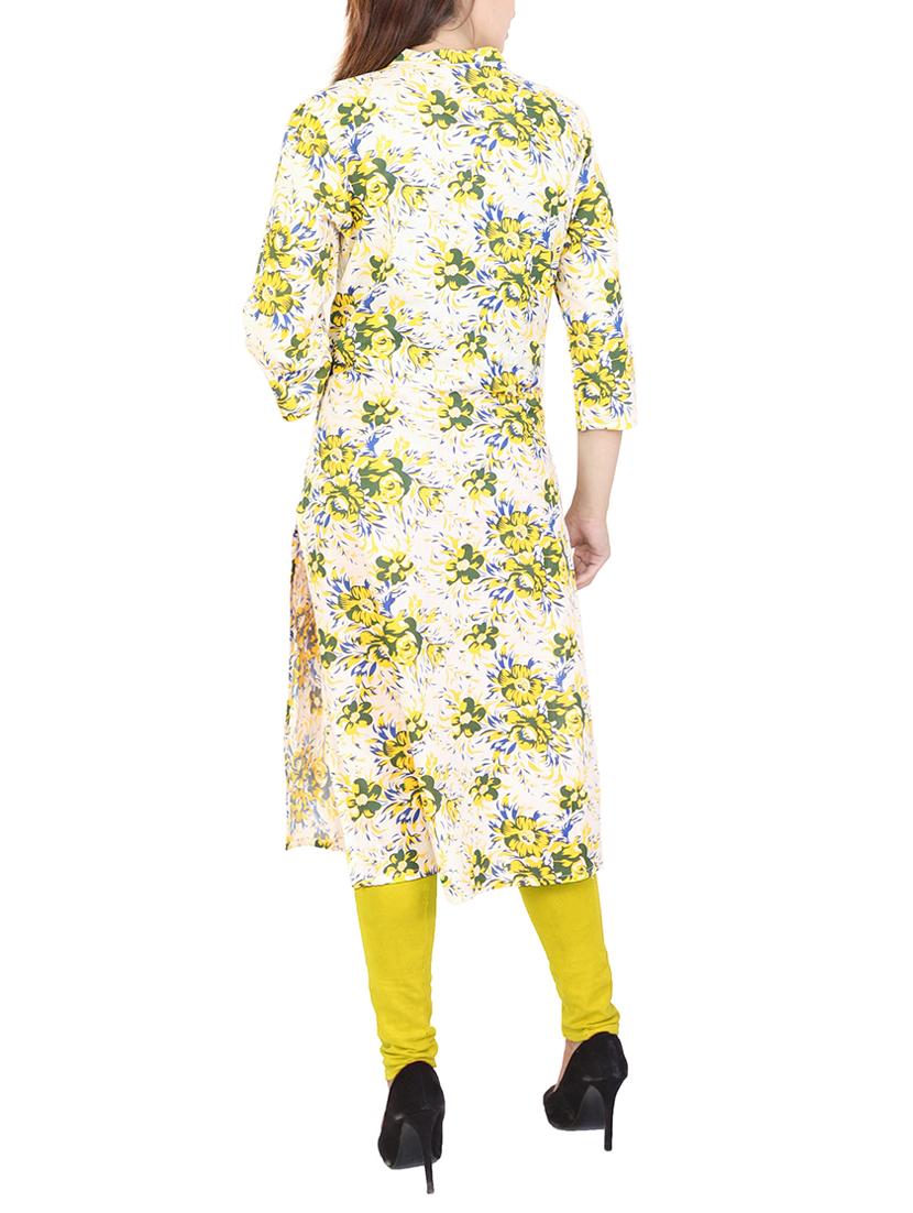 Printed straight kurta - 15622638 - Zoom Image - 3