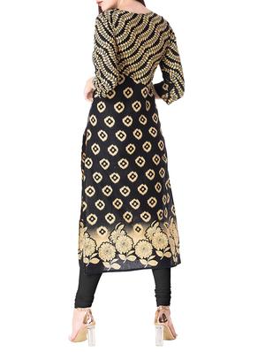 Printed straight kurta - 15622647 - Standard Image - 3