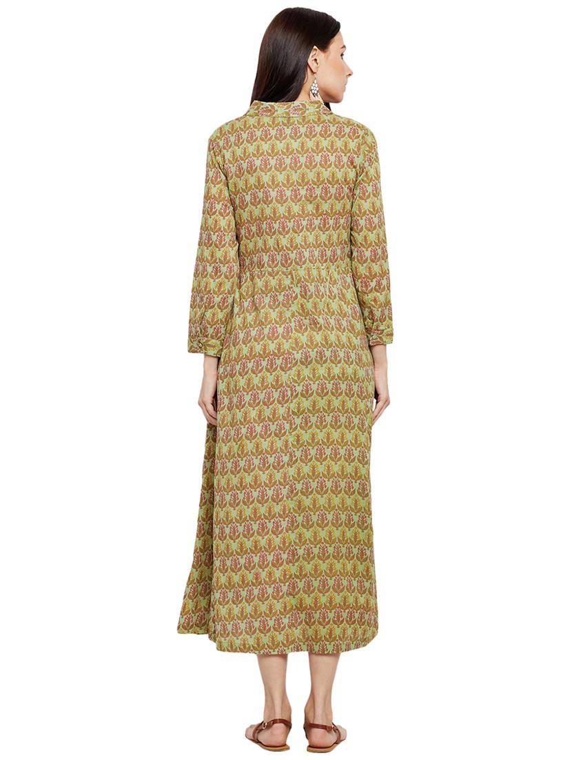 Printed a-line dress - 15623364 - Zoom Image - 3