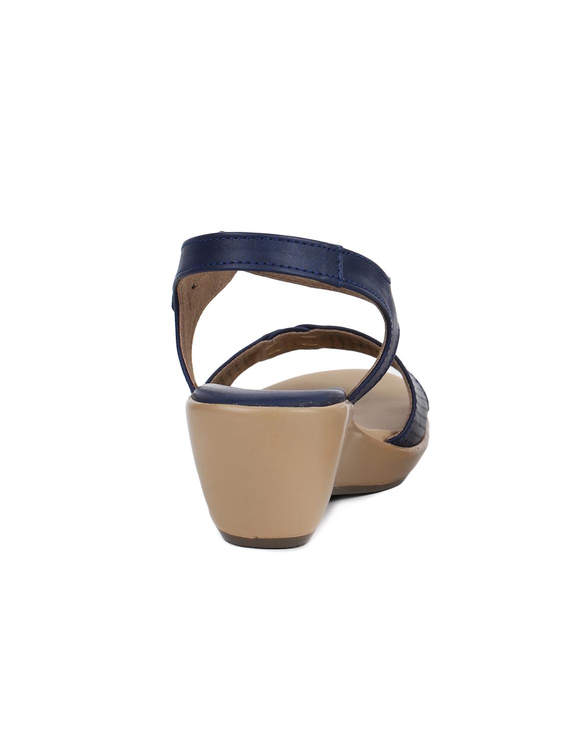 navy back strap wedges - 15623446 - Zoom Image - 3