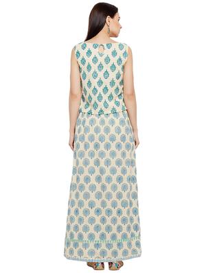 Pintucks printed skirt top set - 15623536 - Standard Image - 3
