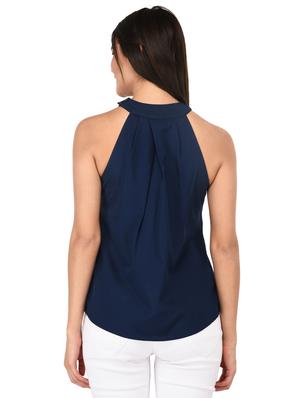 gathered detail mock neck top - 15623568 - Standard Image - 3