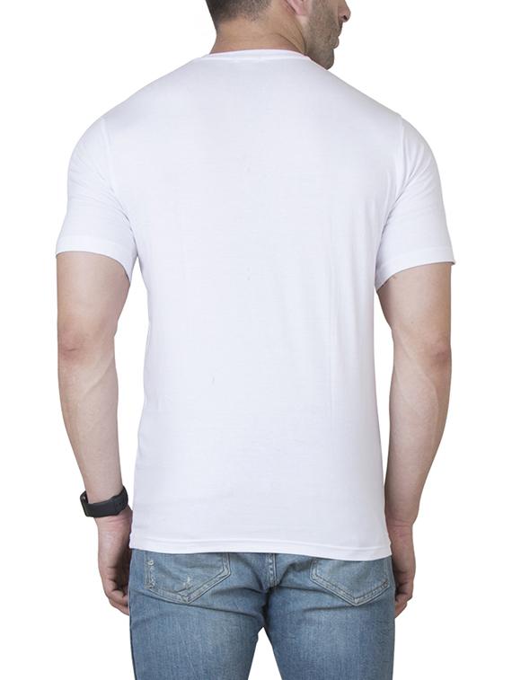 white cotton t-shirt - 15624599 - Zoom Image - 3