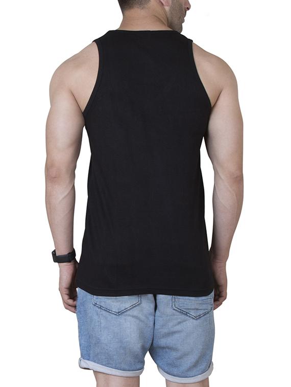 black cotton t-shirt - 15624615 - Zoom Image - 3