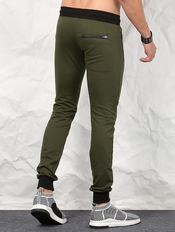 green cotton joggers - 15625037 - Zoom Image - 3