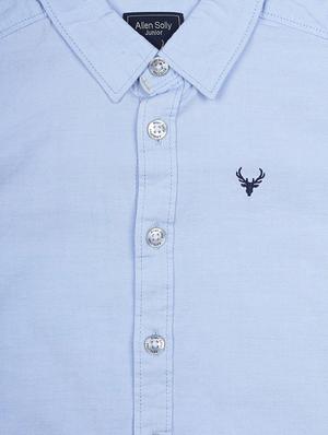 blue cotton shirt - 15625172 - Standard Image - 3