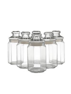 Ocean Tulip Jar with Glass Lid 780 ml - Set of 6 - 15625282 - Standard Image - 3