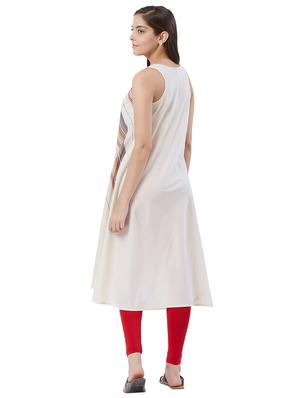 A-line checkered kurta - 15625337 - Standard Image - 3