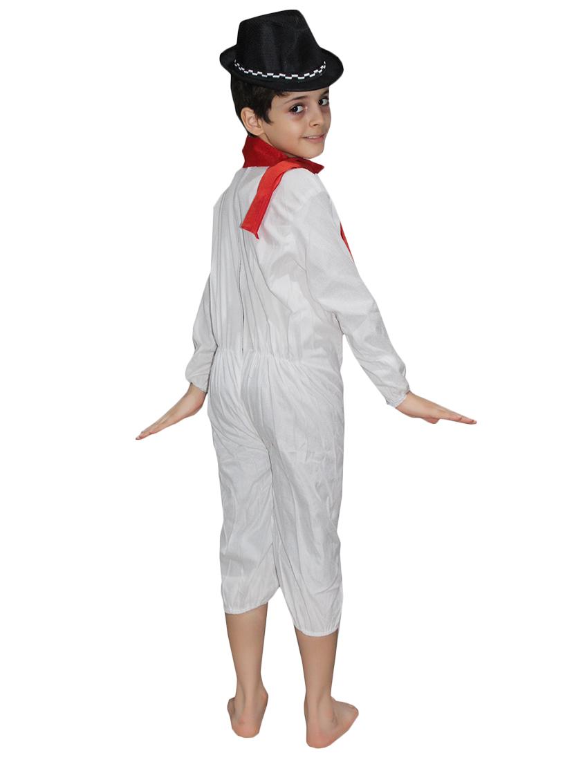 white polyester snow man costume - 15625632 - Zoom Image - 3