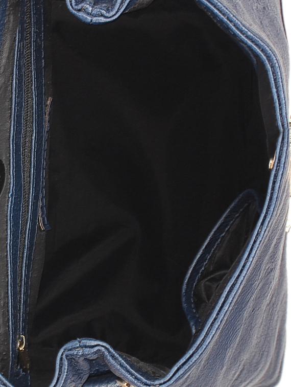 blue leatherette (pu) fashion backpack - 15625752 - Zoom Image - 3