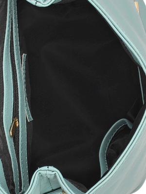 blue leatherette (pu) fashion backpack - 15625753 - Standard Image - 3