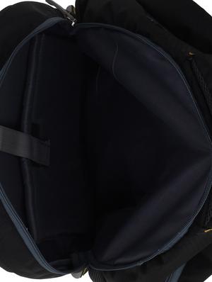 black cotton polyester blend regular backpack - 15625760 - Standard Image - 3