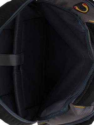 black cotton polyester blend regular backpack - 15625765 - Standard Image - 3