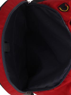 red cotton polyester blend regular backpack - 15625766 - Standard Image - 3