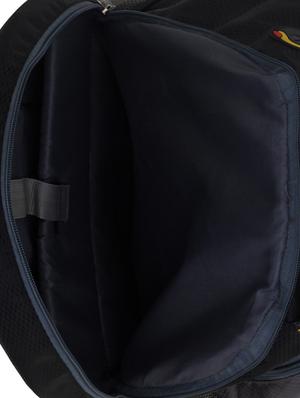 black cotton polyester blend regular backpack - 15625768 - Standard Image - 3