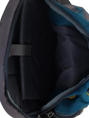 blue cotton polyester blend regular backpack - 15625771 - Standard Image - 3