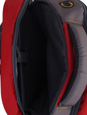 red cotton polyester blend regular backpack - 15625773 - Standard Image - 3