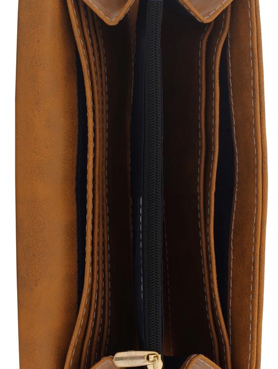 brown leatherette (pu wallet - 15625782 - Zoom Image - 3