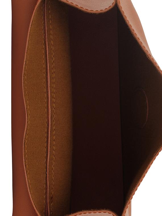 tan leatherette (pu) regular sling bag - 15625840 - Zoom Image - 3