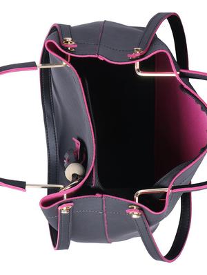 black leatherette (pu) regular tote - 15625991 - Standard Image - 3