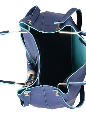 blue leatherette (pu) regular tote - 15625993 - Standard Image - 3