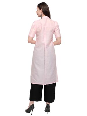 Soild kurta with palazzo set - 15626658 - Standard Image - 3