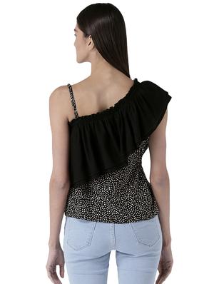 embellished ruffled detail top - 15627966 - Standard Image - 3