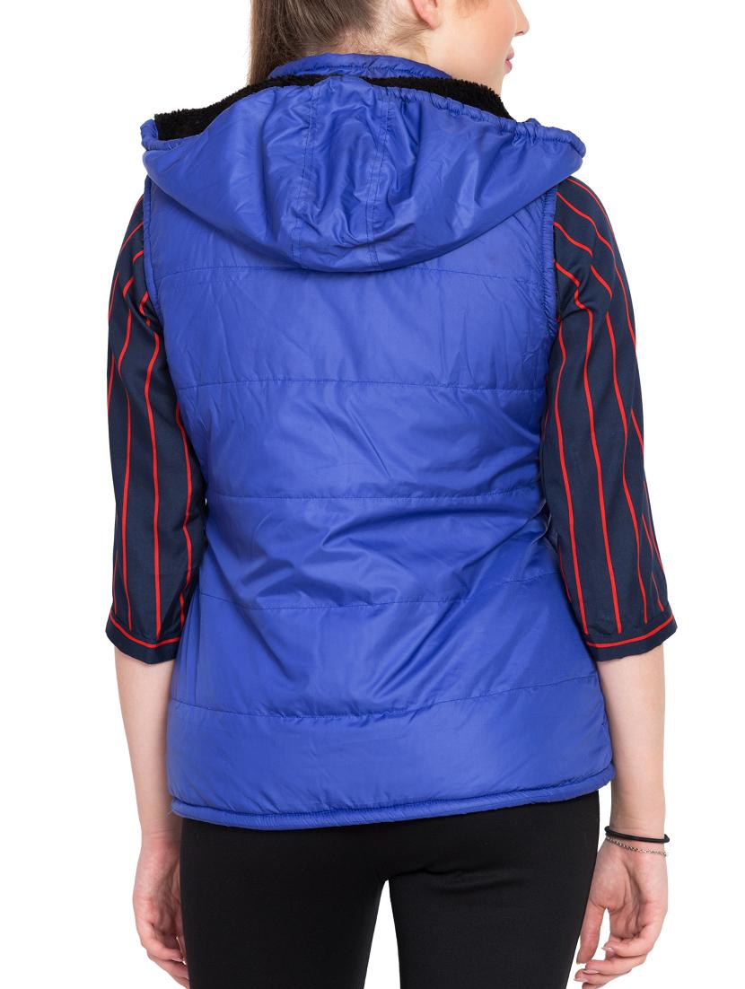 hooded gilet jacket - 15628657 - Zoom Image - 3