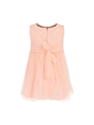 orange net frock - 15628881 - Standard Image - 3