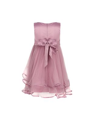 purple net frock - 15628901 - Standard Image - 3