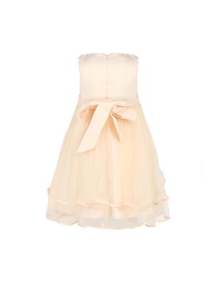 orange net frock - 15628902 - Standard Image - 3