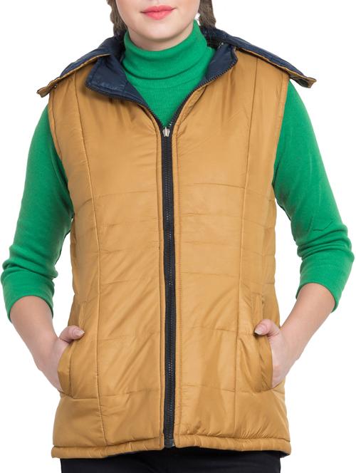 puffer hooded gilet jacket - 15629239 - Standard Image - 1