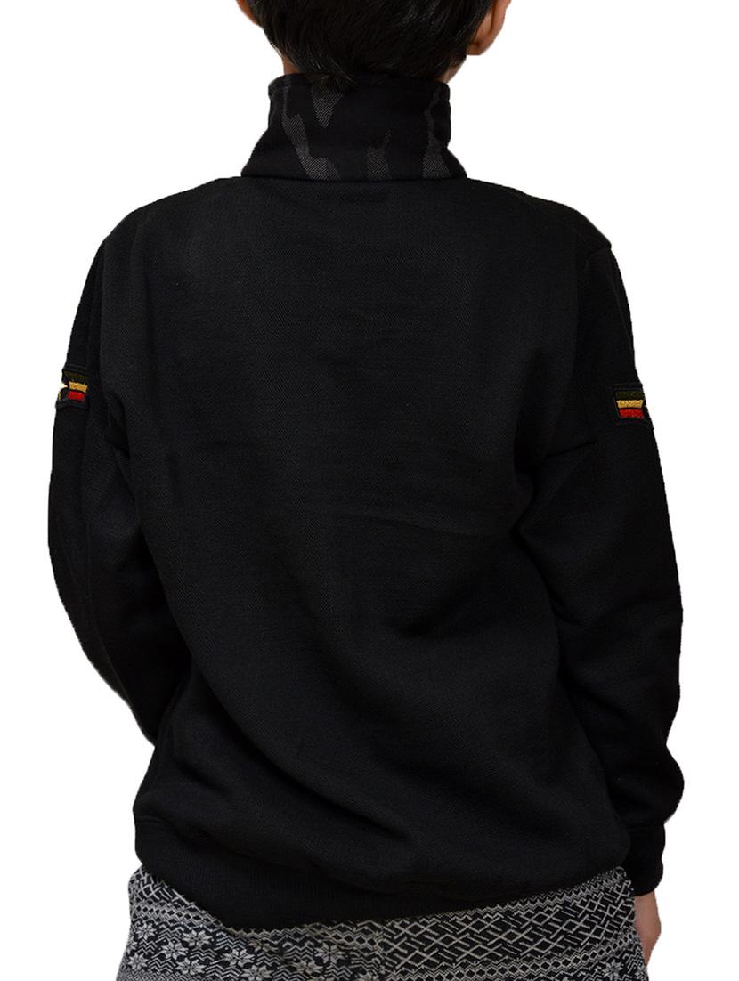 black fleece sweatshirt - 15629410 - Zoom Image - 3