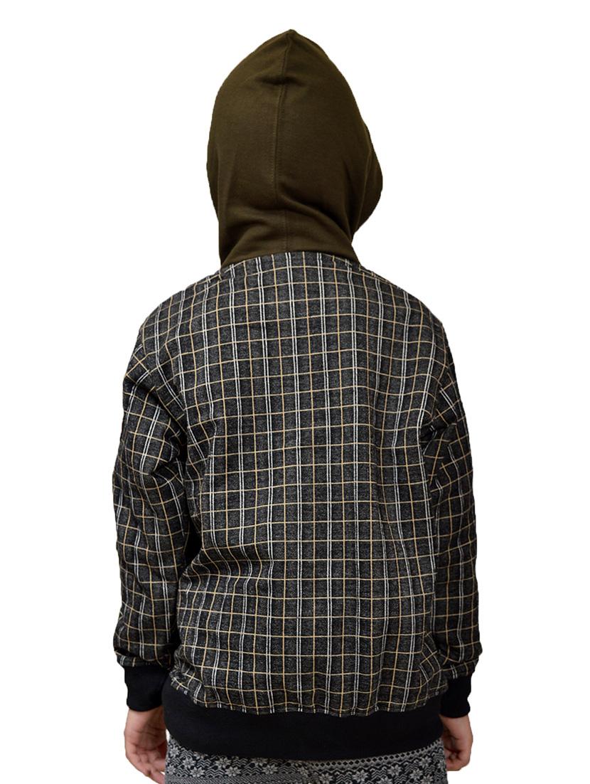 green cotton blend jacket - 15629414 - Zoom Image - 3