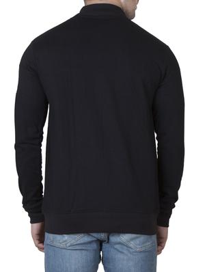 black cotton sweatshirt - 15629590 - Standard Image - 3