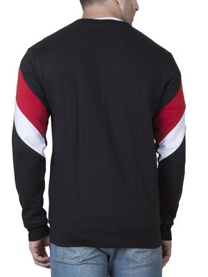 black cotton sweatshirt - 15629597 - Standard Image - 3