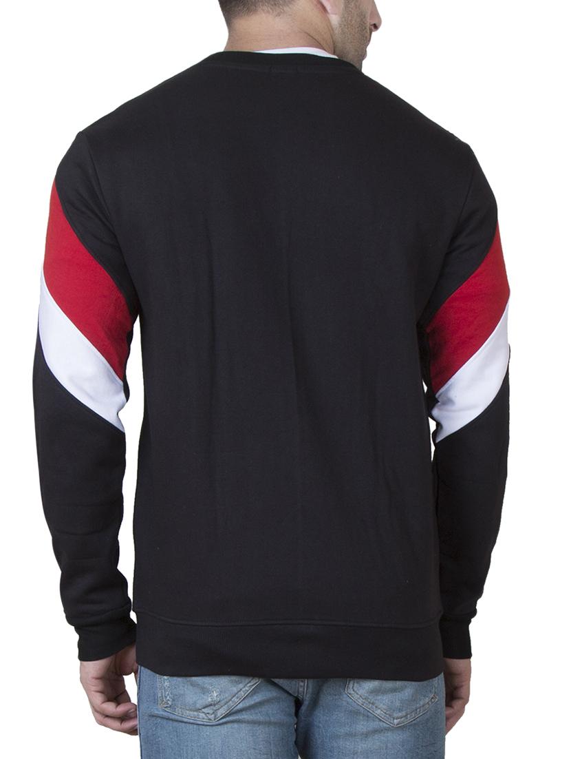 black cotton sweatshirt - 15629597 - Zoom Image - 3