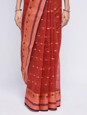 bengal tangail tant saree - 15629698 - Standard Image - 3