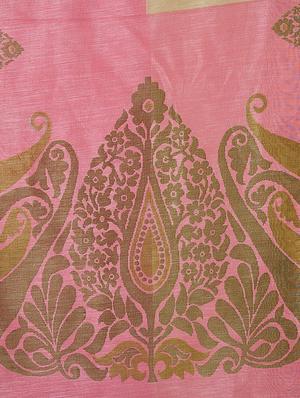 multicolor printed saree combo with blouse - 15630059 - Standard Image - 6