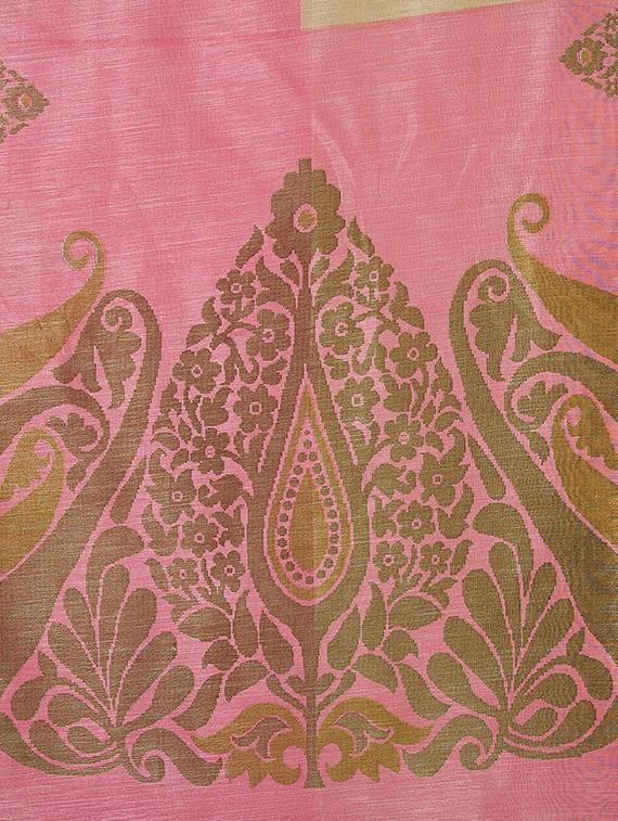 multicolor printed saree combo with blouse - 15630059 - Zoom Image - 6