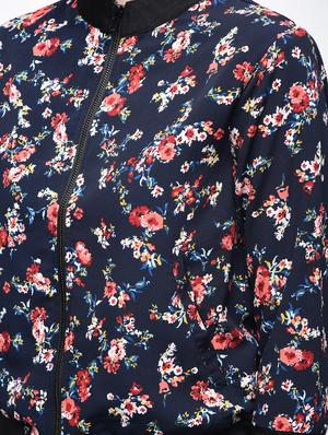 zip-up floral jacket - 15630855 - Standard Image - 6