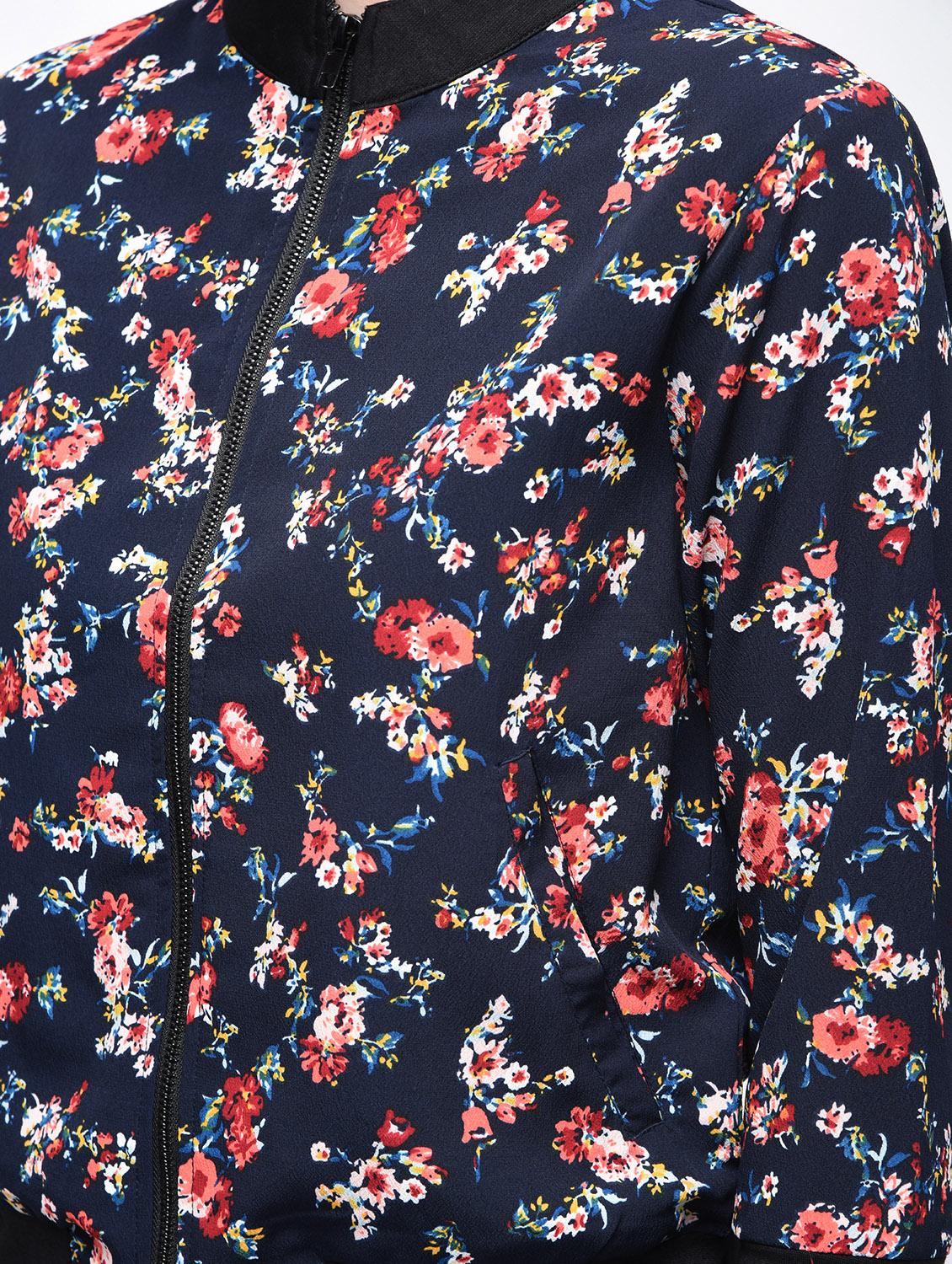 zip-up floral jacket - 15630855 - Zoom Image - 6
